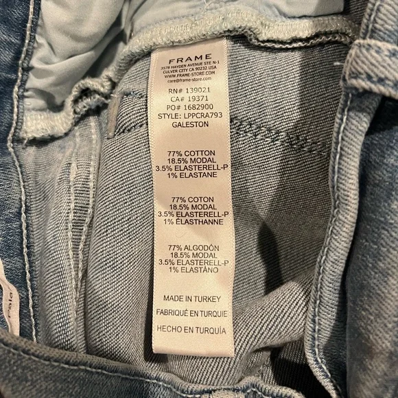 Frame Le Palazzo Crop Flare - Picture 4 of 5